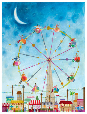 Ferris Wheel Wall Art-Wall Art-Jack and Jill Boutique