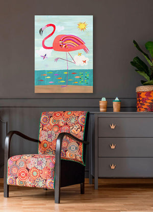 Flamboyant Flamingo Wall Art-Wall Art-Jack and Jill Boutique