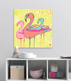 Flamingo Fun Wall Art-Wall Art-Jack and Jill Boutique