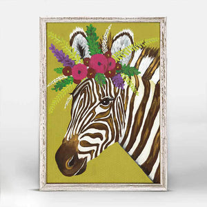 Flora & Fauna - Aster Mini Framed Canvas-Mini Framed Canvas-Jack and Jill Boutique