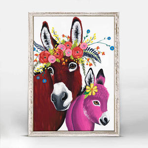 Flora & Fauna - Madre & Mija Mini Framed Canvas-Mini Framed Canvas-Jack and Jill Boutique