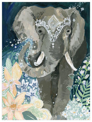 Flora & The Elephant Wall Art-Wall Art-Jack and Jill Boutique