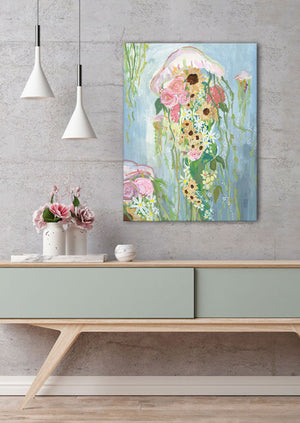 Flora & The Jellyfish Wall Art-Wall Art-Jack and Jill Boutique