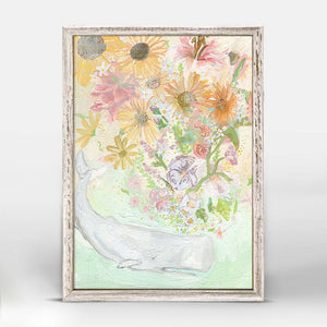 Flora & The Whale - Mini Framed Canvas-Mini Framed Canvas-Jack and Jill Boutique