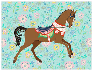 Floral Filly - Bay Wall Art-Wall Art-Jack and Jill Boutique