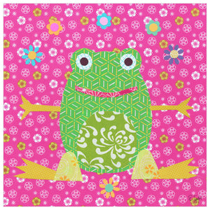 Floral Frog Wall Art-Wall Art-Jack and Jill Boutique