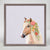 Floral Horse - Mini Framed Canvas-Mini Framed Canvas-Jack and Jill Boutique