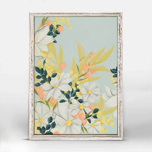 Flower Market Mini Framed Canvas-mini framed canvas-Jack and Jill Boutique