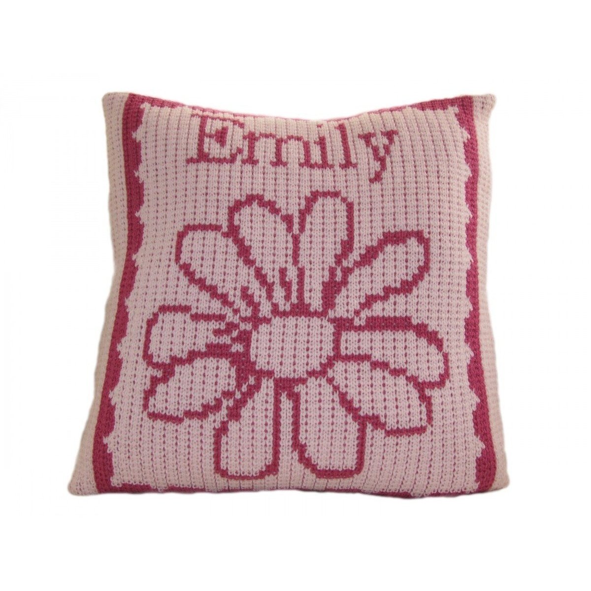 Flower &amp; Name Personalized Pillow-Pillow-Jack and Jill Boutique