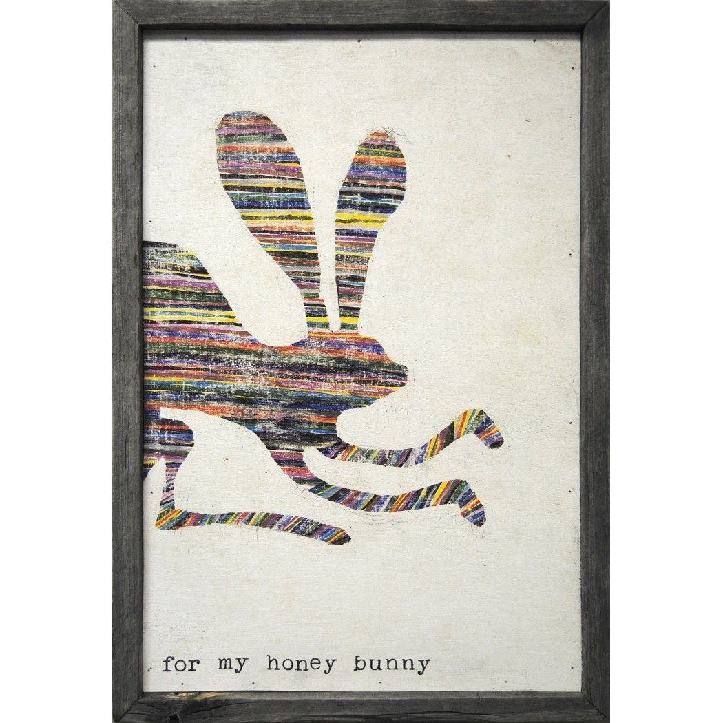 ART PRINT - HONEY BUNNY-Art Print-Jack and Jill Boutique