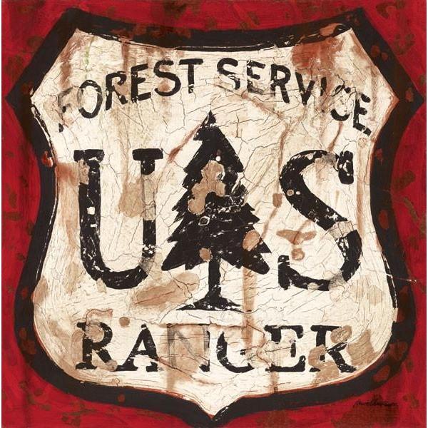 Forest Service | American Adventure Art Collection | Canvas Art Prints-Canvas Wall Art-Jack and Jill Boutique