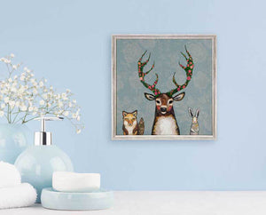 Fox, Buck & Hare - Floral Mini Framed Canvas-Mini Framed Canvas-Jack and Jill Boutique