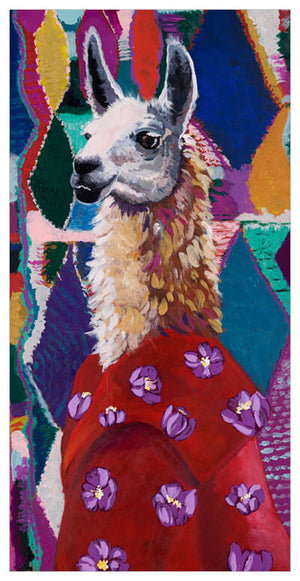 Furry Fashionistas - Lavish Llama Wall Art-Wall Art-Jack and Jill Boutique