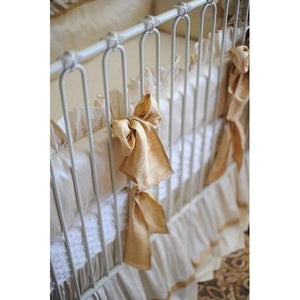 Gabrielle Silk Bedding | Luxury Baby Bedding-Crib Bedding Set-Jack and Jill Boutique