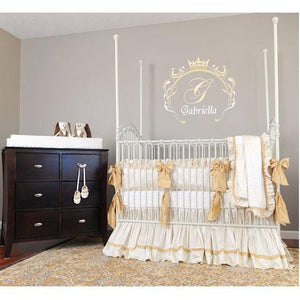 Gabrielle Silk Bedding | Luxury Baby Bedding-Crib Bedding Set-Jack and Jill Boutique