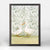 Geese On Floral Pattern - Mini Framed Canvas-Mini Framed Canvas-Jack and Jill Boutique