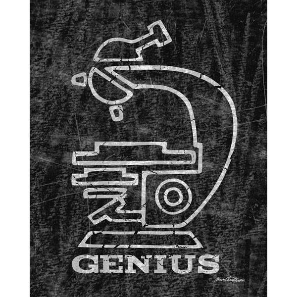 Genius Microscope | Science Art Collection | Canvas Art Prints-Canvas Wall Art-14 x 18 x 1.5-Jack and Jill Boutique