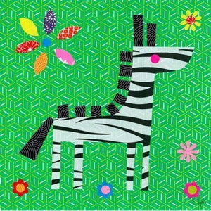 Geometric Zebra | Canvas Wall Art-Canvas Wall Art-Jack and Jill Boutique