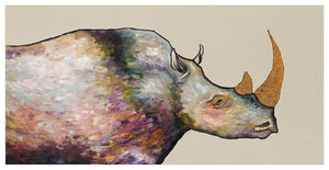 Giant Rhinoceros - Cream Wall Art-Wall Art-Jack and Jill Boutique