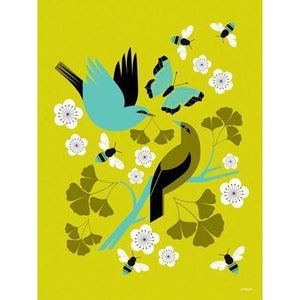 Ginkgo Gift Chartreuse | Canvas Wall Art-Canvas Wall Art-Jack and Jill Boutique
