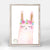 Glitter Friends - Bunny Mini Framed Canvas-Mini Framed Canvas-Jack and Jill Boutique