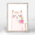 Glitter Friends - Kitty Mini Framed Canvas-Mini Framed Canvas-Jack and Jill Boutique