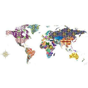 Global Patterns | Canvas Wall Art-Canvas Wall Art-Jack and Jill Boutique