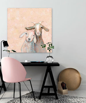 Goat Friends Wall Art-Wall Art-Jack and Jill Boutique