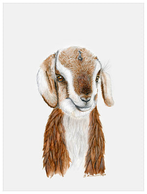 Goat Portrait Wall Art-Wall Art-Jack and Jill Boutique