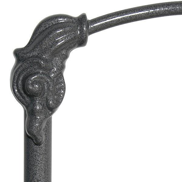 Gray Hammertone Q7 | Iron Furniture Finish Sample-Finish Sample-Jack and Jill Boutique