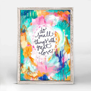 Great Love - Mini Framed Canvas-Mini Framed Canvas-Jack and Jill Boutique