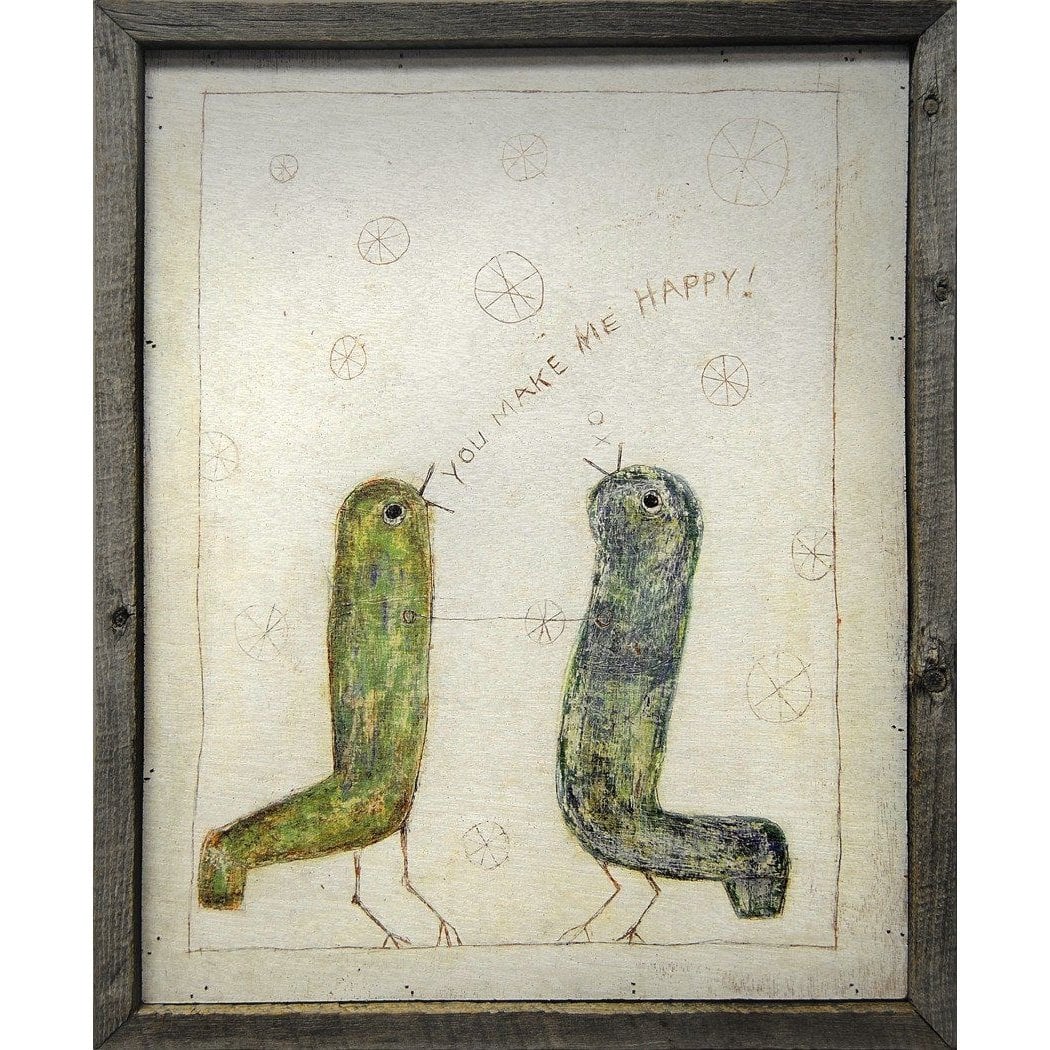 ART PRINT - Happy Birds-Art Print-Jack and Jill Boutique