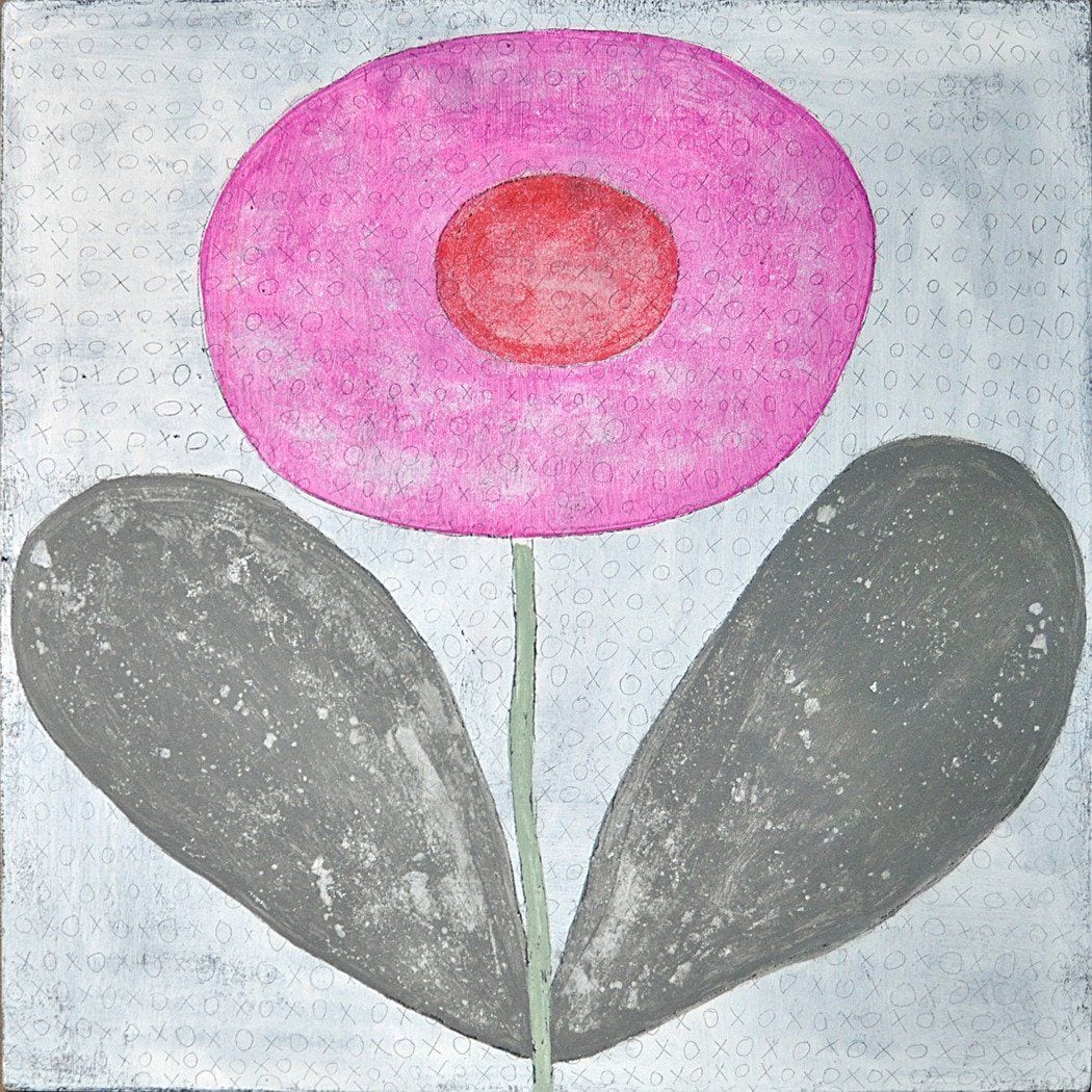 ART PRINT - Happy Flower-Art Print-Jack and Jill Boutique