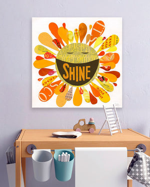 Happy Shine Wall Art-Wall Art-Jack and Jill Boutique