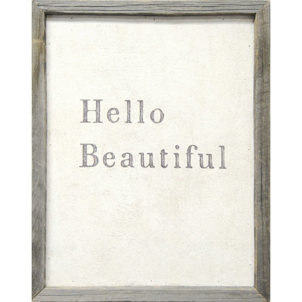 ART PRINT - Hello Beautiful-Art Print-Jack and Jill Boutique