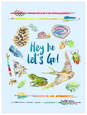Hey Ho Let's Go! Wall Art-Wall Art-Jack and Jill Boutique