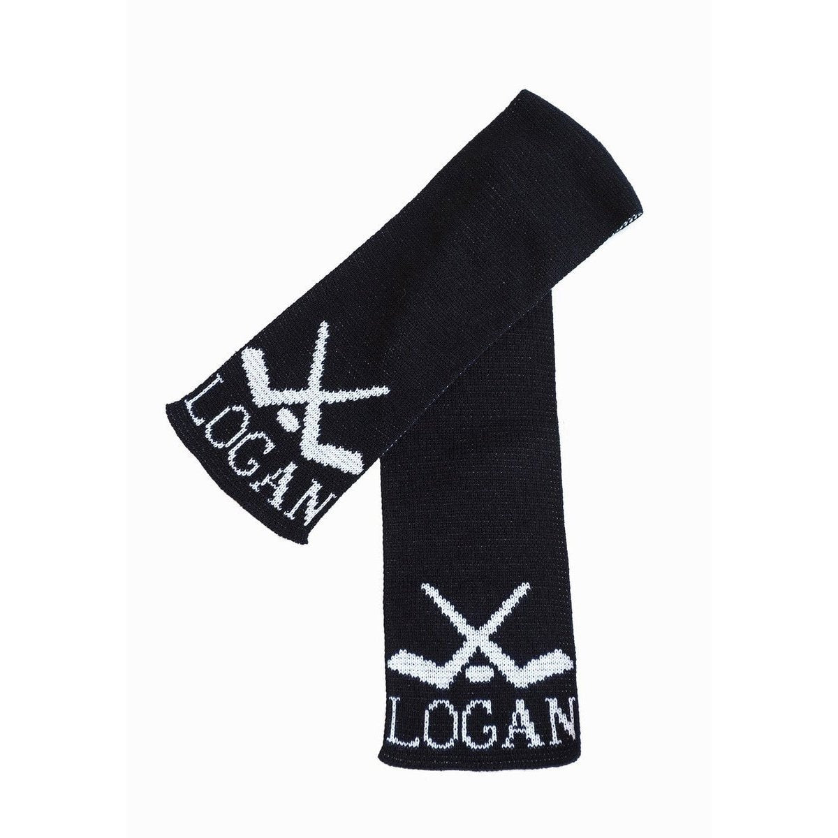 Hockey Personalized Knit Scarf-Scarves-Jack and Jill Boutique