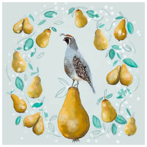Holiday Collection - 1 Partridge In A Pear Tree Wall Art-Wall Art-Jack and Jill Boutique