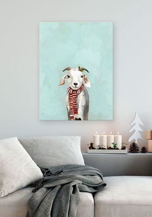 Holiday Collection - Festive Goat Wall Art-Wall Art-Jack and Jill Boutique