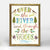 Holiday Collection - Over The River and Through The Woods - Gold Mini Framed Canvas-Mini Framed Canvas-Jack and Jill Boutique