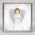 Holiday Collection - Praying Angel - Silver Mini Framed Canvas-Mini Framed Canvas-Jack and Jill Boutique