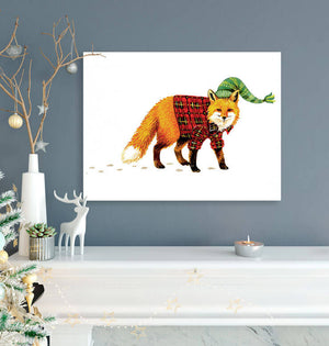 Holiday Collection - Winter Fox Wall Art-Wall Art-Jack and Jill Boutique