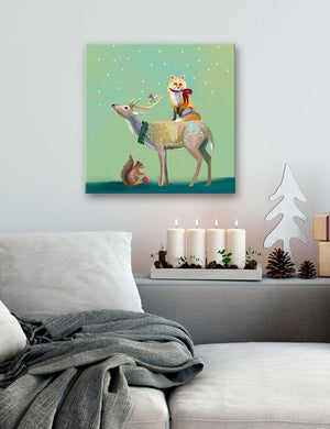Holiday Collection - Buck, Fox And Squirrel Wall Art-Wall Art-Jack and Jill Boutique