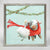 Holiday - Festive Goose And Pig Pals Embellished Mini Framed Canvas-Mini Framed Canvas-Jack and Jill Boutique