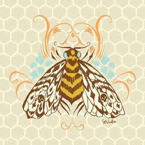 Honeycomb Bee | Canvas Wall Art-Canvas Wall Art-Jack and Jill Boutique