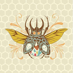 Honeycomb Beetle | Canvas Wall Art-Canvas Wall Art-Jack and Jill Boutique