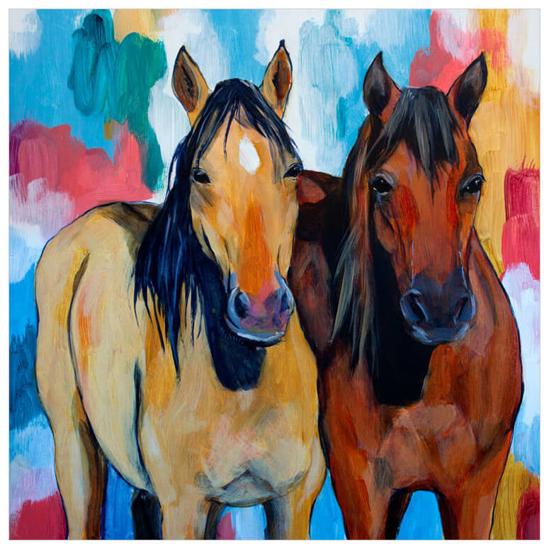 Horse Friends Wall Art-Wall Art-Jack and Jill Boutique