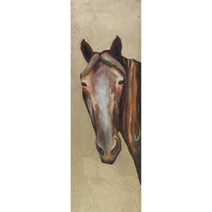 Horse on Gold | Canvas Wall Art-Canvas Wall Art-Jack and Jill Boutique