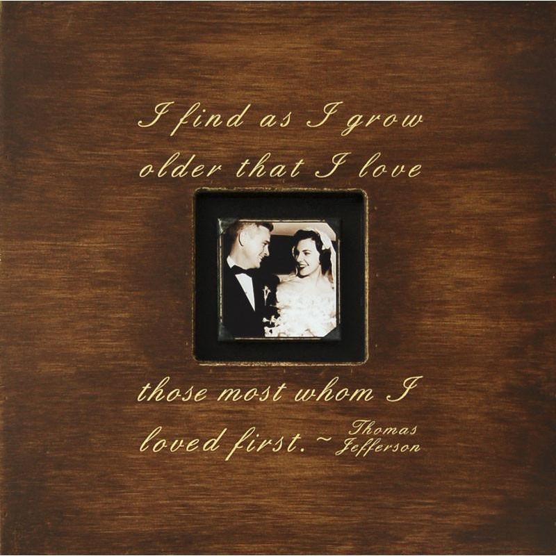 Handmade Wood Photobox with quote "I Find As I Grow"-Photoboxes-Jack and Jill Boutique