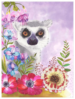 I Like You Very Much - Lemur Wall Art-Wall Art-Jack and Jill Boutique